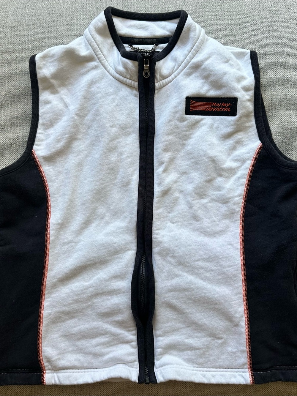 Harley Davidson Zip Up Vest Women’s L